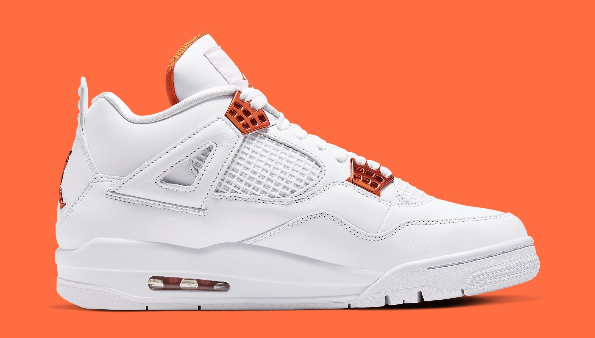 Air Jordan 4 Metallic Orange Release Date CT8527-118 Medial