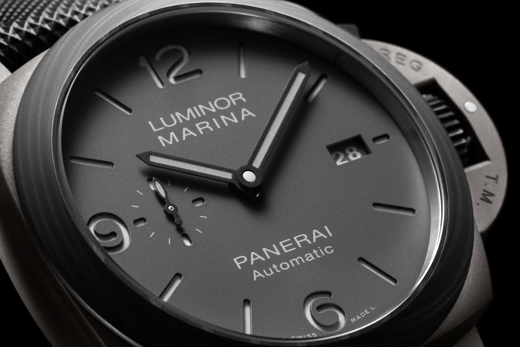 Panerai Luminor Marina DMLS 44 PAM01662 Debuts New Titanium Watch Releases 