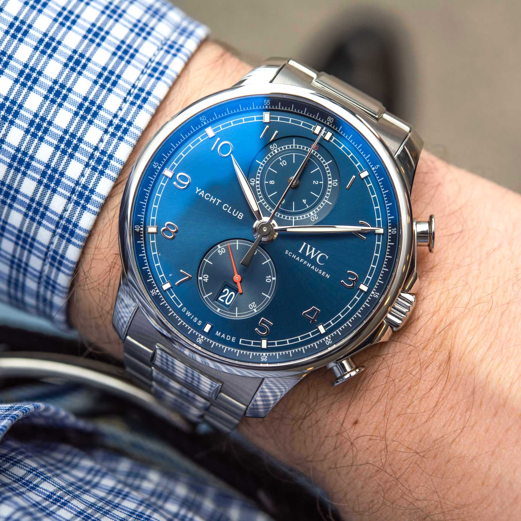 Hands-On Debut: IWC Portugieser Yacht Club Chronograph Collection Redesigned For 2020 Hands-On 