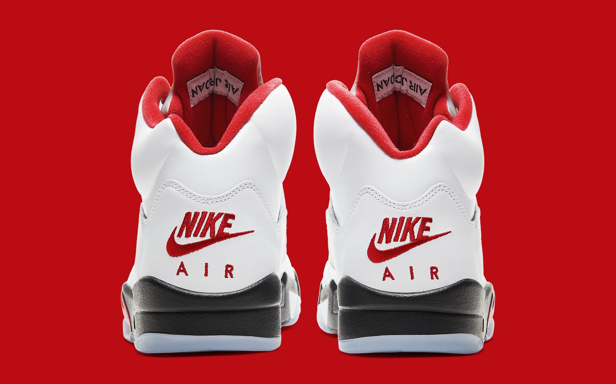 Air Jordan 5 V Retro 'Fire Red' DA1911-102 Heel