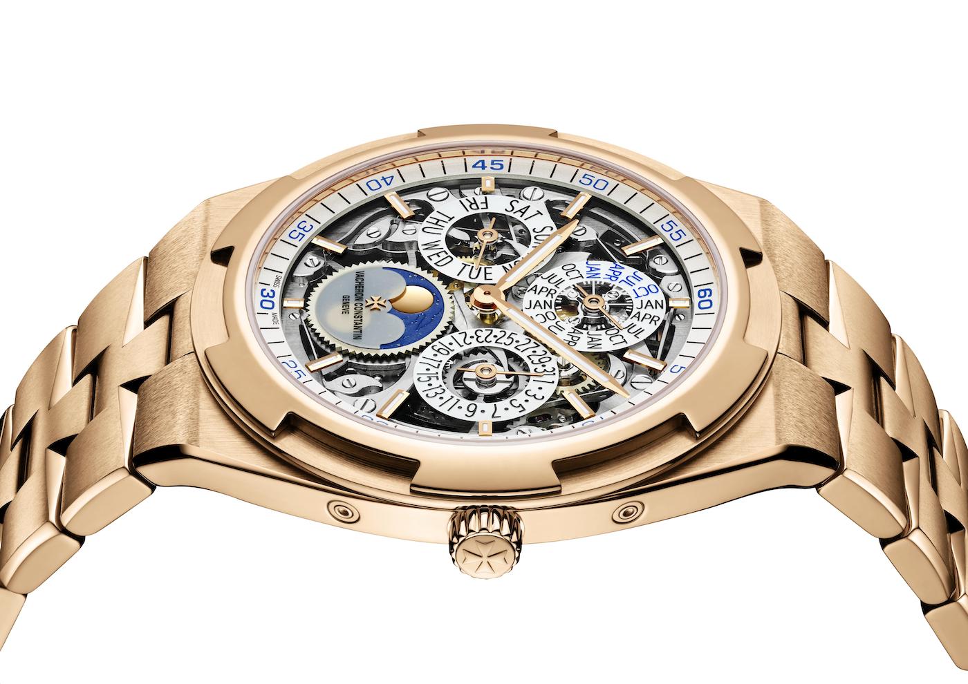 Vacheron Constantin Overseas Perpetual Ultra-Thin Openworked & Blue Dial Pink Gold Watches Watch Releases 