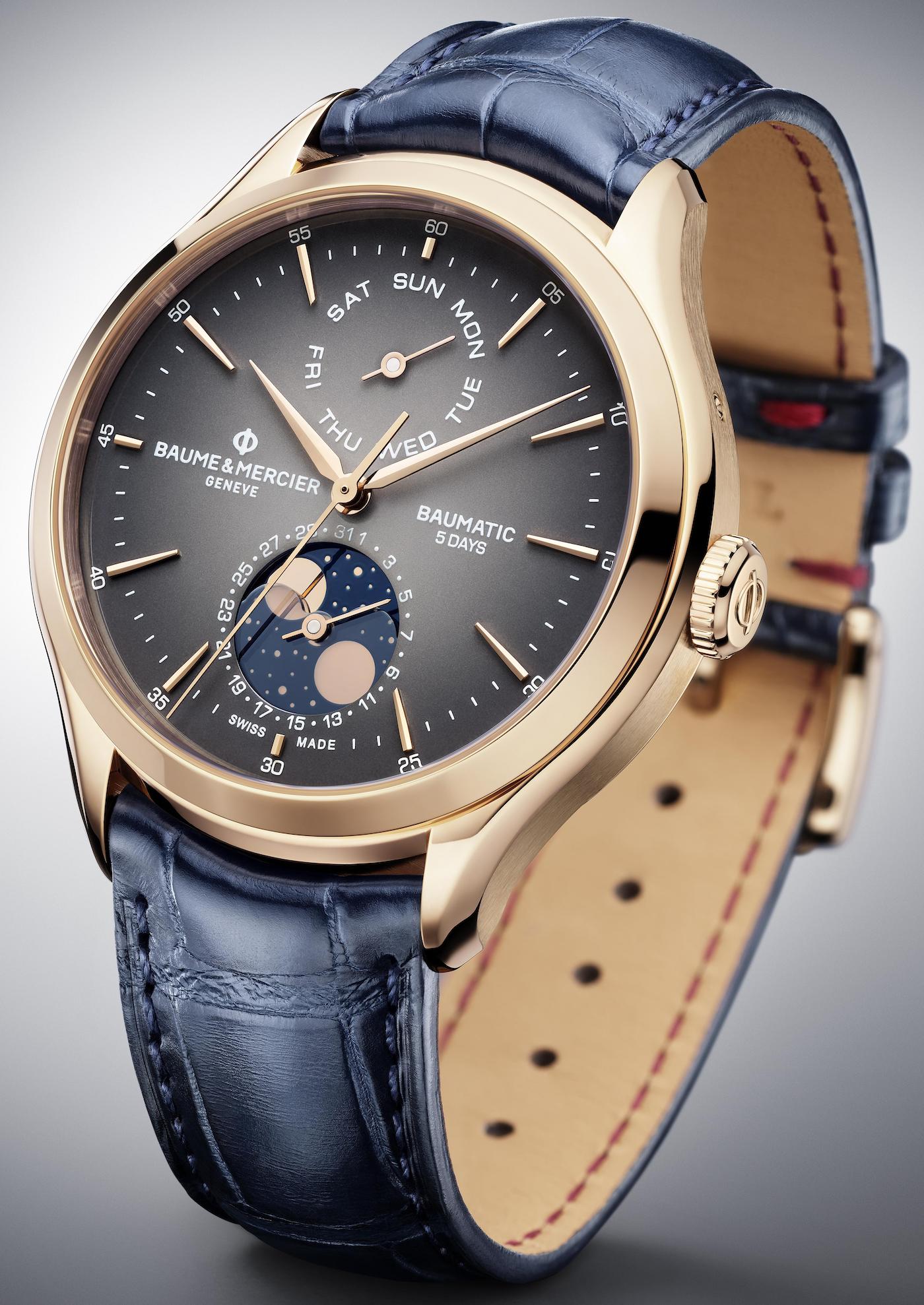 Design & Value: New Baume & Mercier In-House Baumatic Clifton Moon Phase Watches For 2020 Watch Releases 