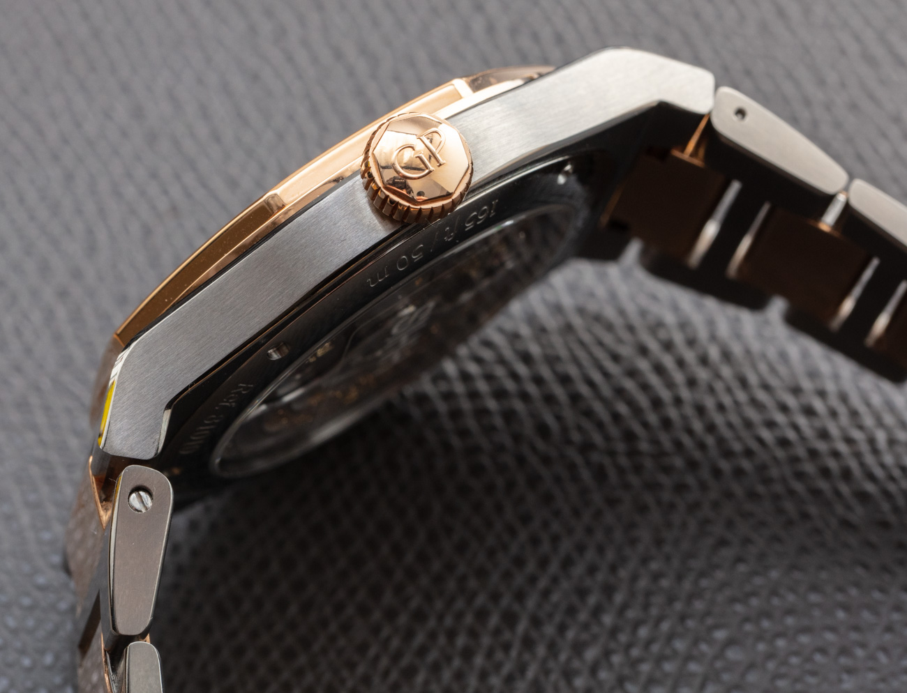 Girard-Perregaux Laureato 42 MM Titanium & Pink Gold Watch Review Wrist Time Reviews 