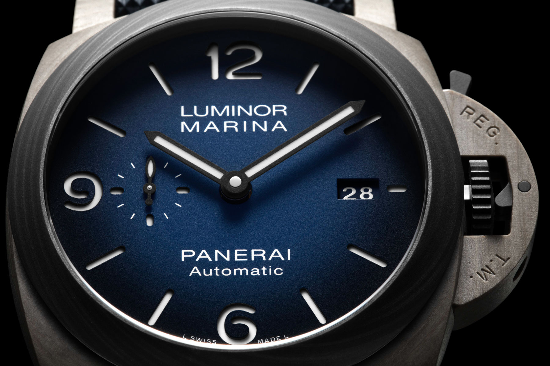 First Look: Panerai Luminor Marina Fibratech 44 PAM01663 Debuts New Fiber Material Watch Releases 