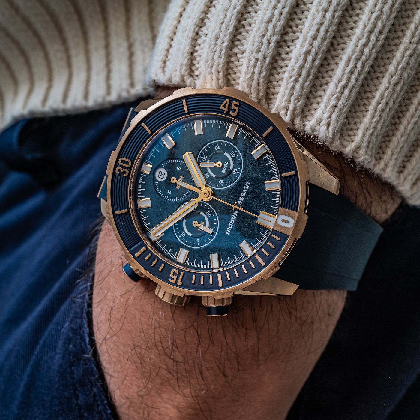 A Closer Look At Ulysse Nardin's Redesigned Diver Chronograph Collection Watch Releases 