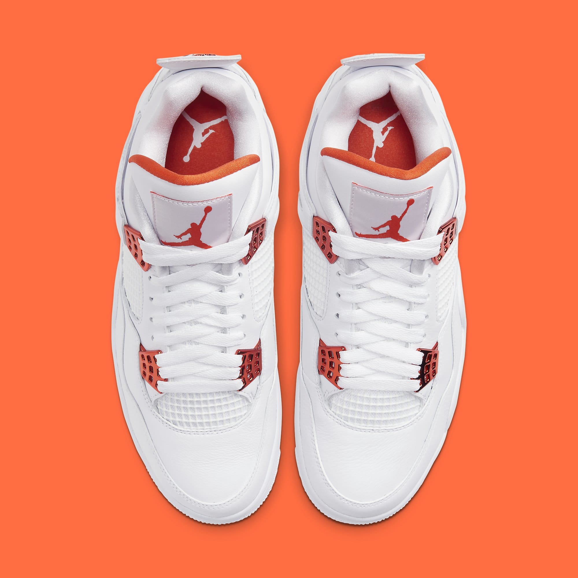 Air Jordan 4 Metallic Orange Release Date CT8527-118 Top