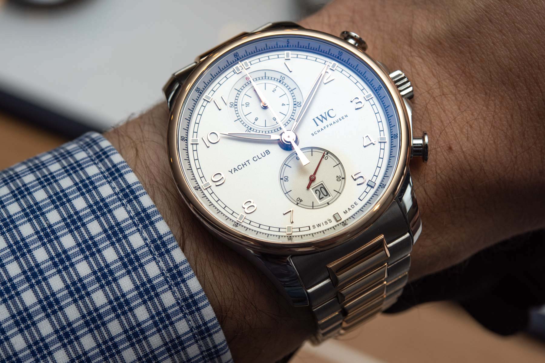 Hands-On Debut: IWC Portugieser Yacht Club Chronograph Collection Redesigned For 2020 Hands-On 