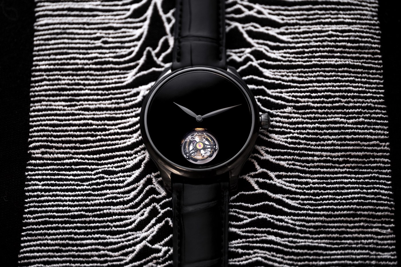 H. Moser & Cie Brings April Fools Joke To Life With Three New Vantablack Watches With Blackened Hands Watch Releases 