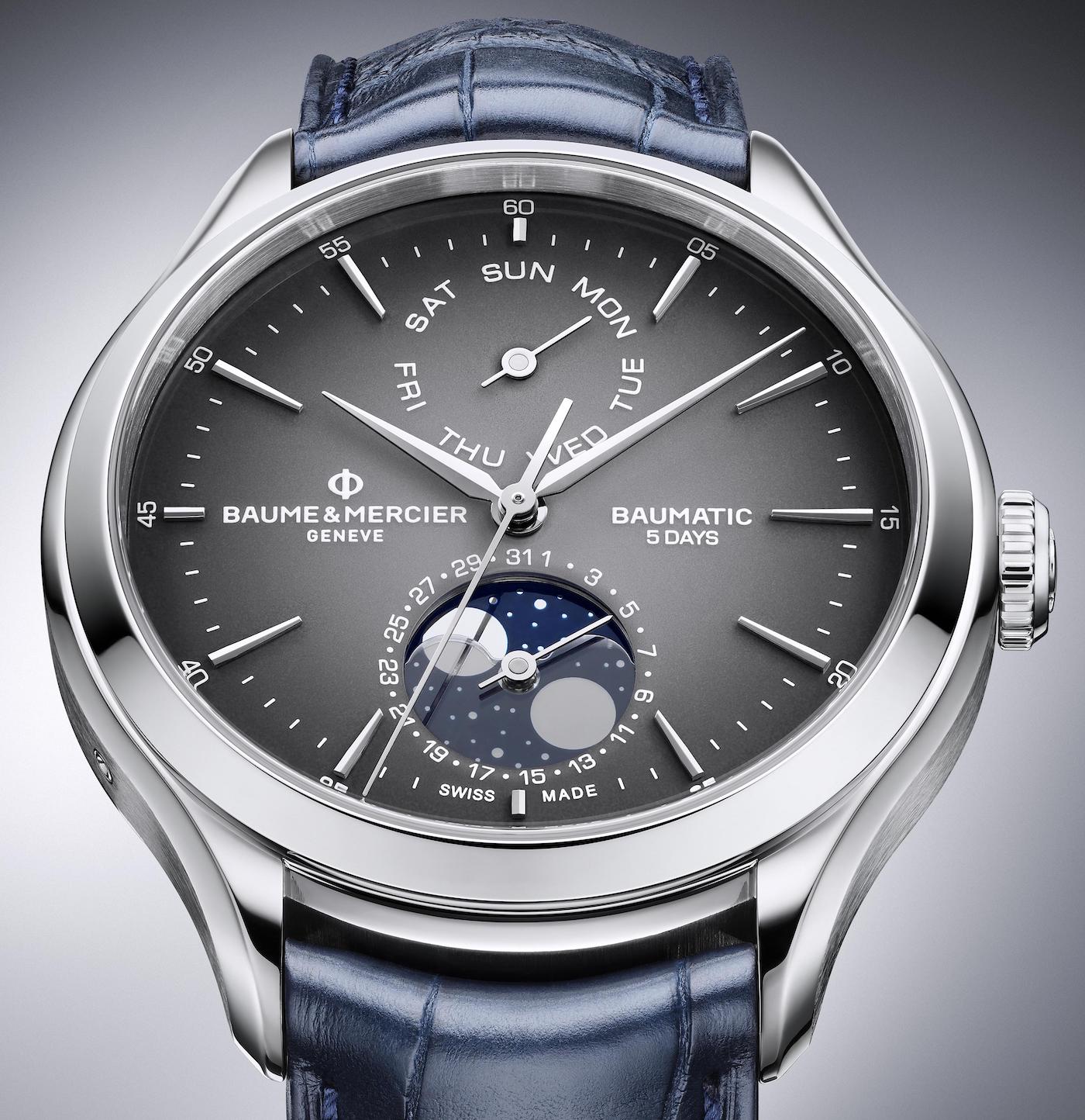 Design & Value: New Baume & Mercier In-House Baumatic Clifton Moon Phase Watches For 2020 Watch Releases 