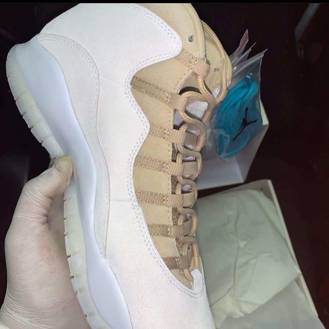 SoleFly x Air Jordan 10 Anniversary Release Date CW5854-200 Medial