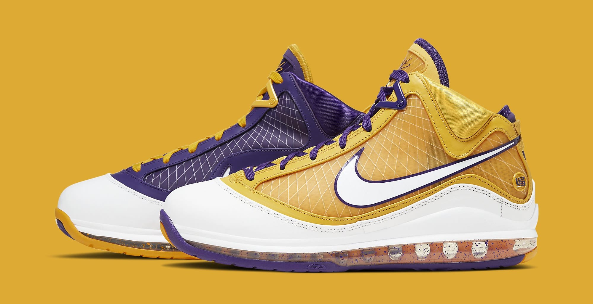 Nike LeBron 7 'Lakers' CW2300-500 Lateral