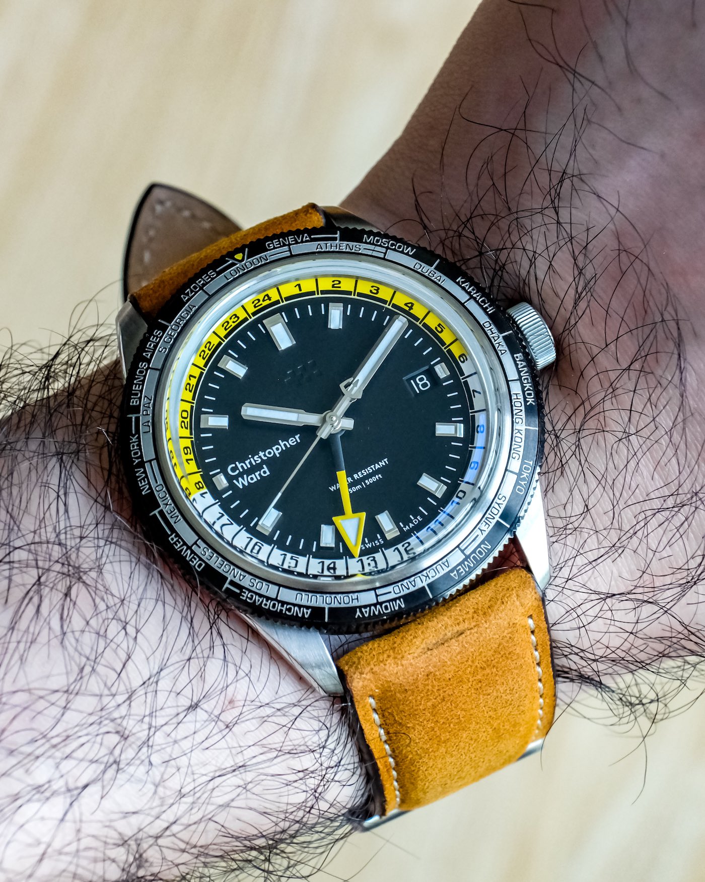 Christopher Ward C65 GMT Worldtimer Review Wrist Time Reviews 