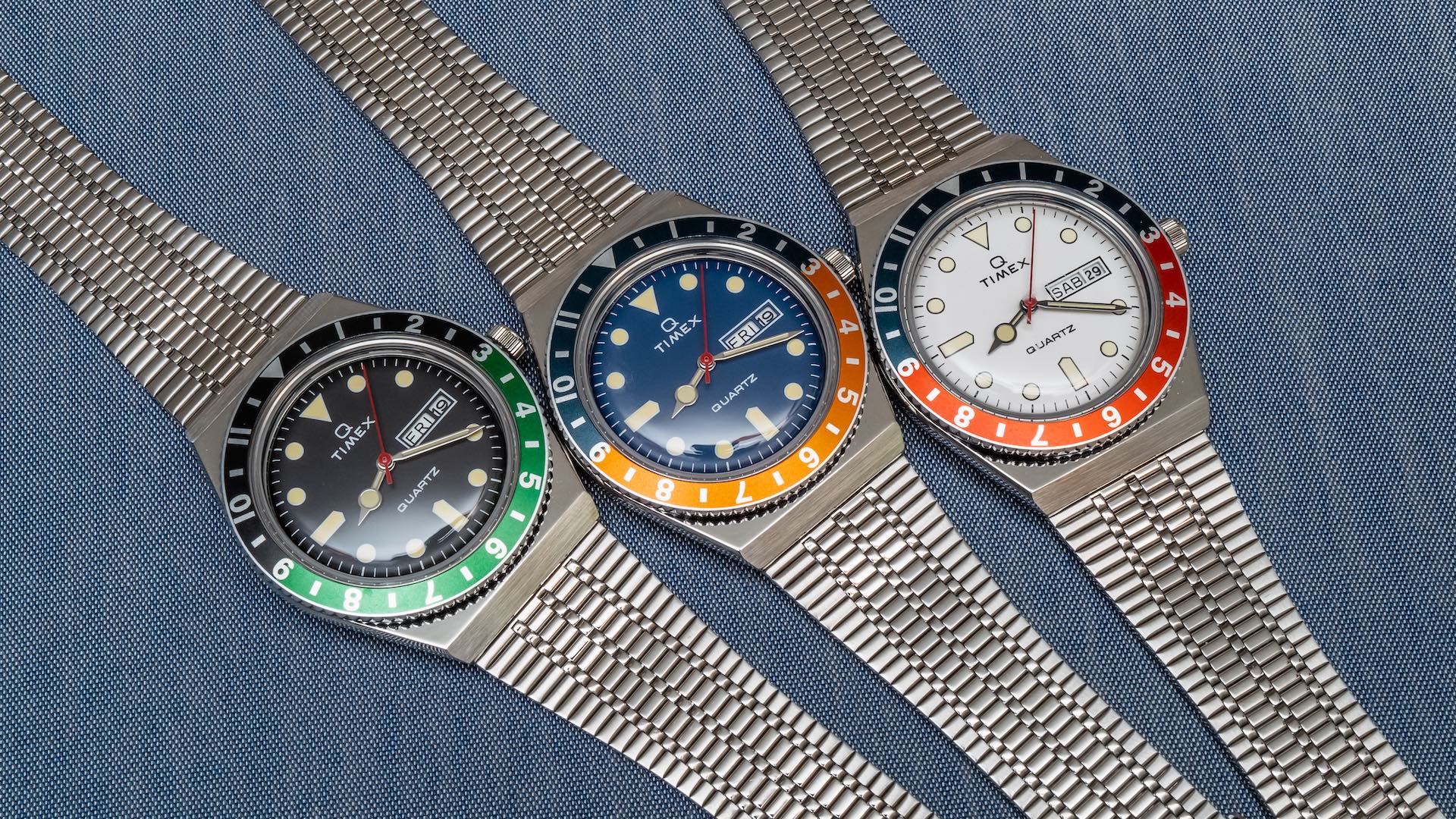 Hands-On Debut: Q Timex Color Series Watches Hands-On 