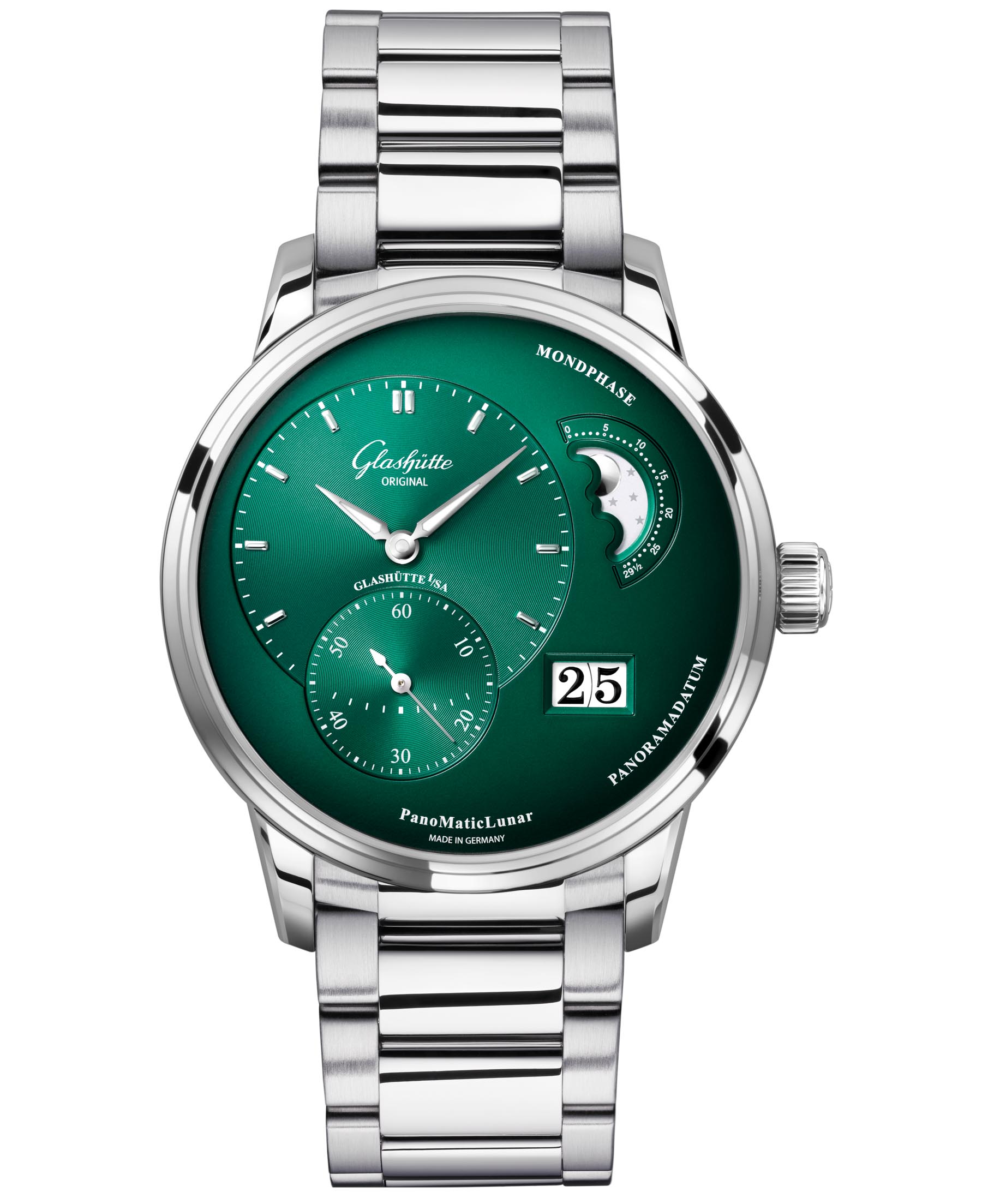 First Look: Glashütte Original PanoMaticLunar In Forest Green Watch Releases 