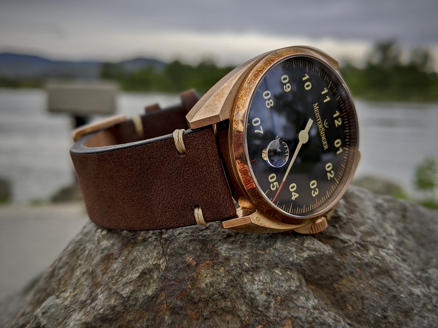 MeisterSinger Metris Bronze Watch Review Wrist Time Reviews 