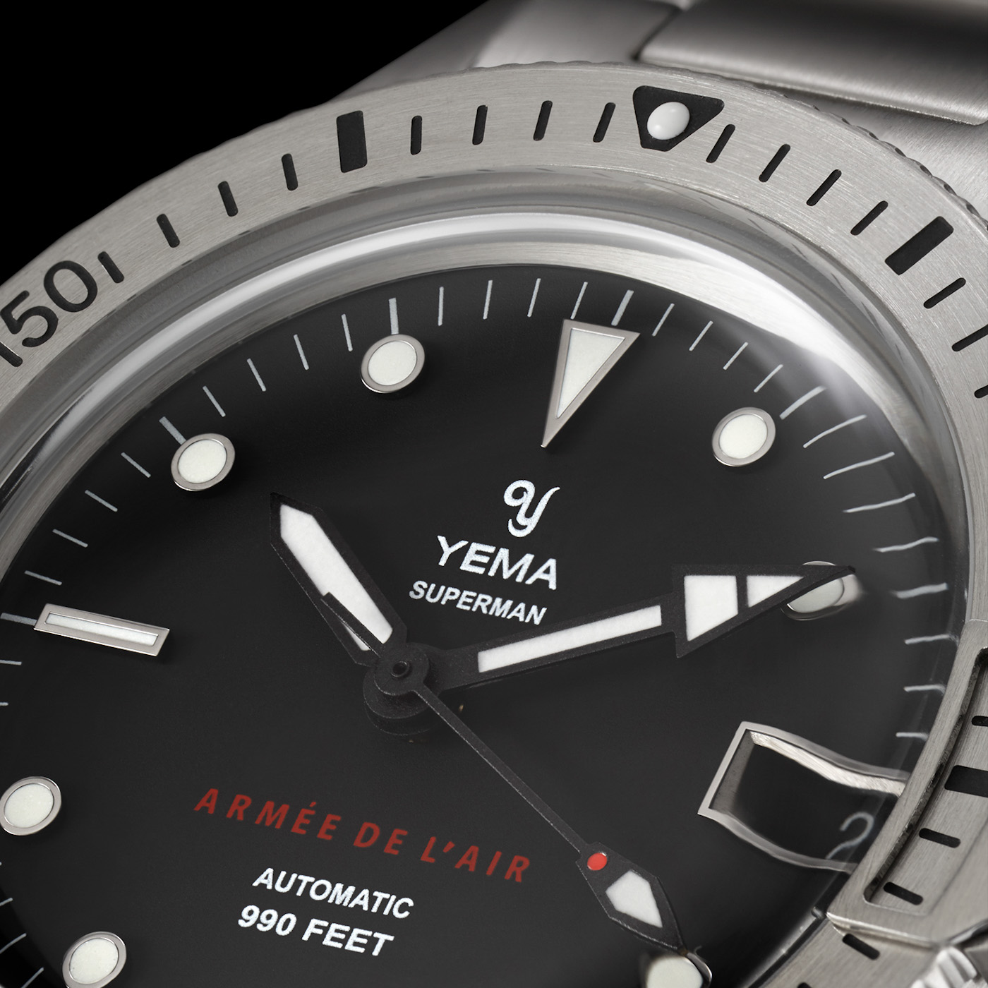 Yema Revives A Legendary Military Partnership With Two New Limited Edition Superman French Air Force Watches Watch Releases 