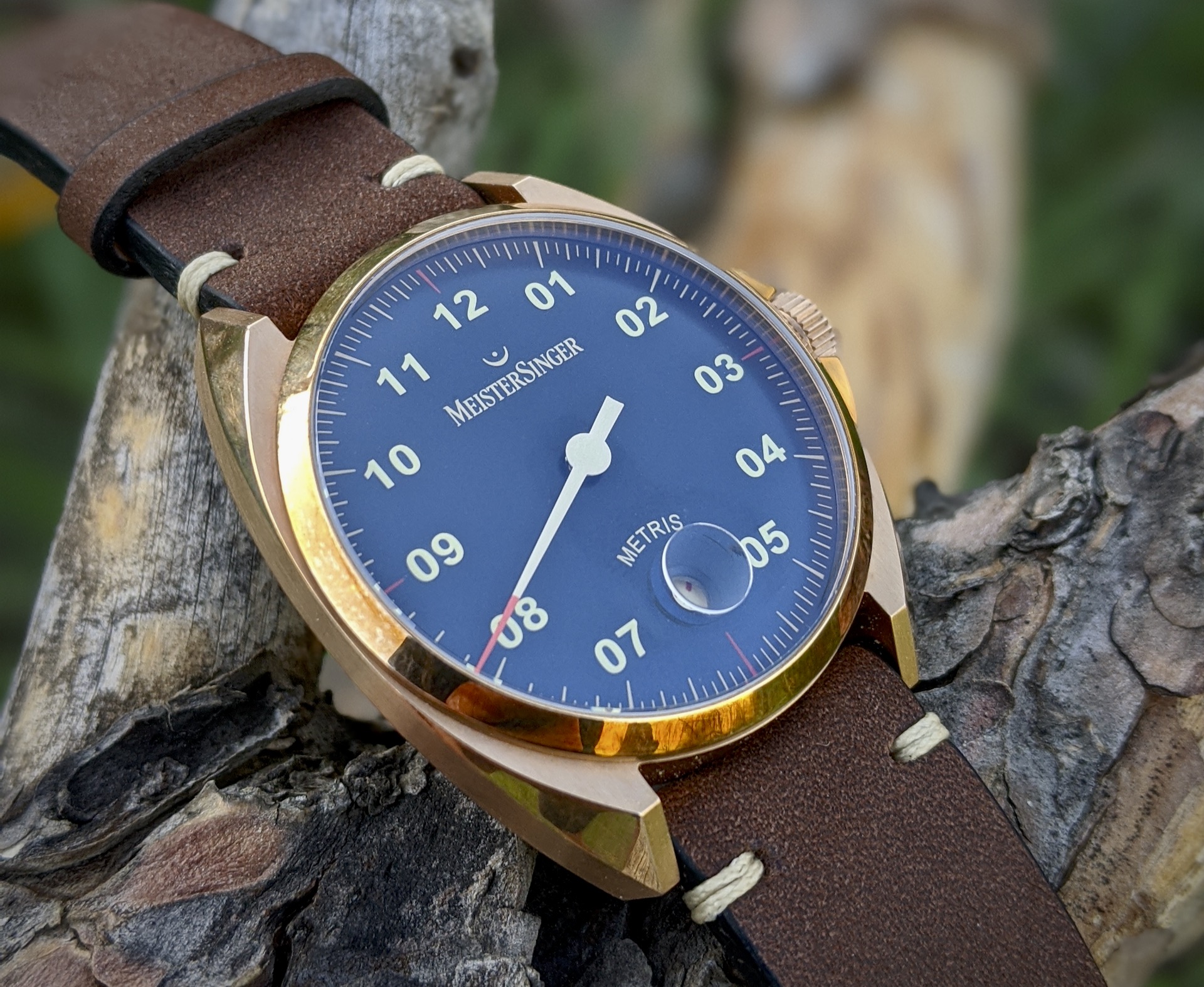 MeisterSinger Metris Bronze Watch Review Wrist Time Reviews 