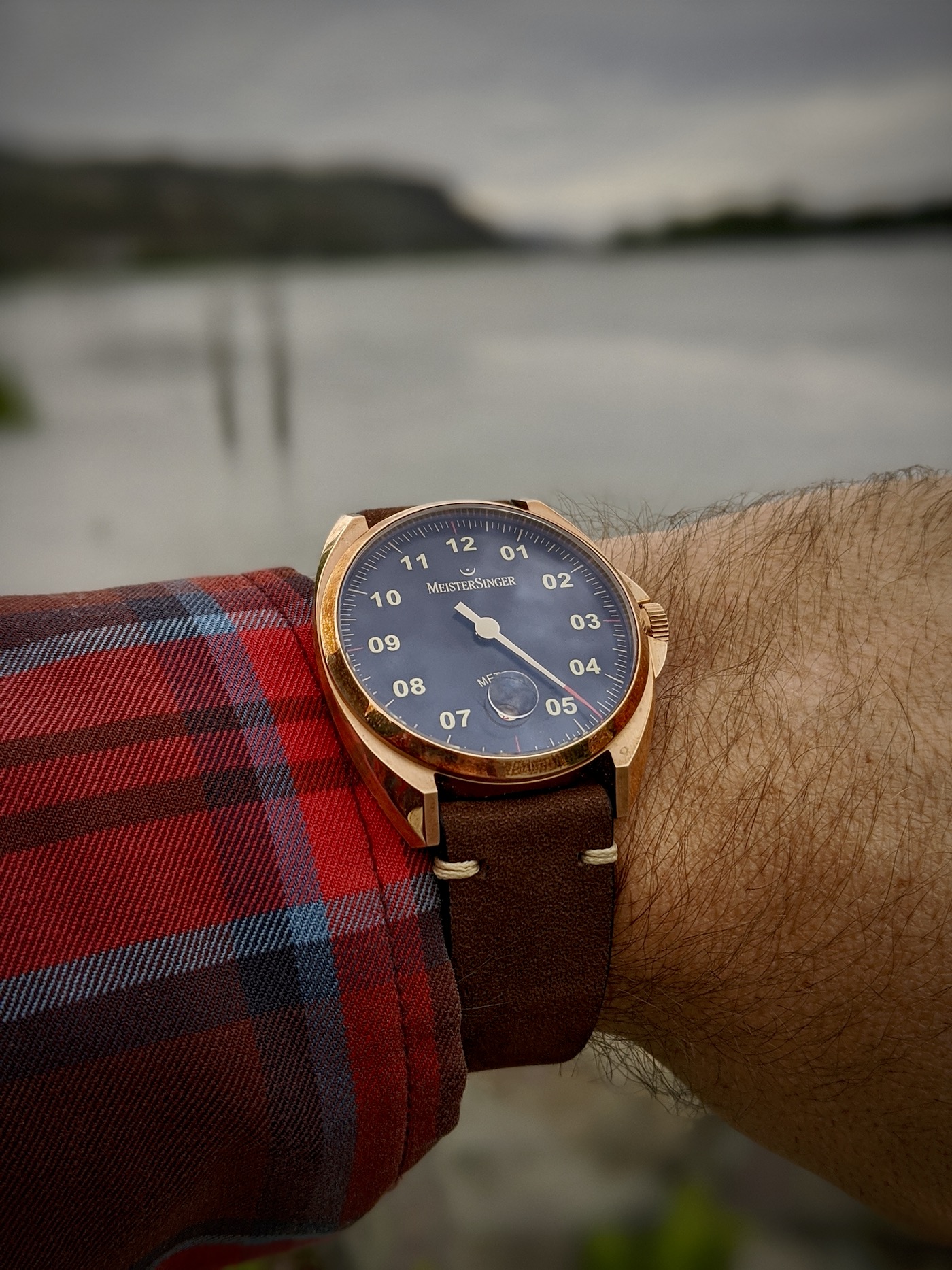 MeisterSinger Metris Bronze Watch Review Wrist Time Reviews 