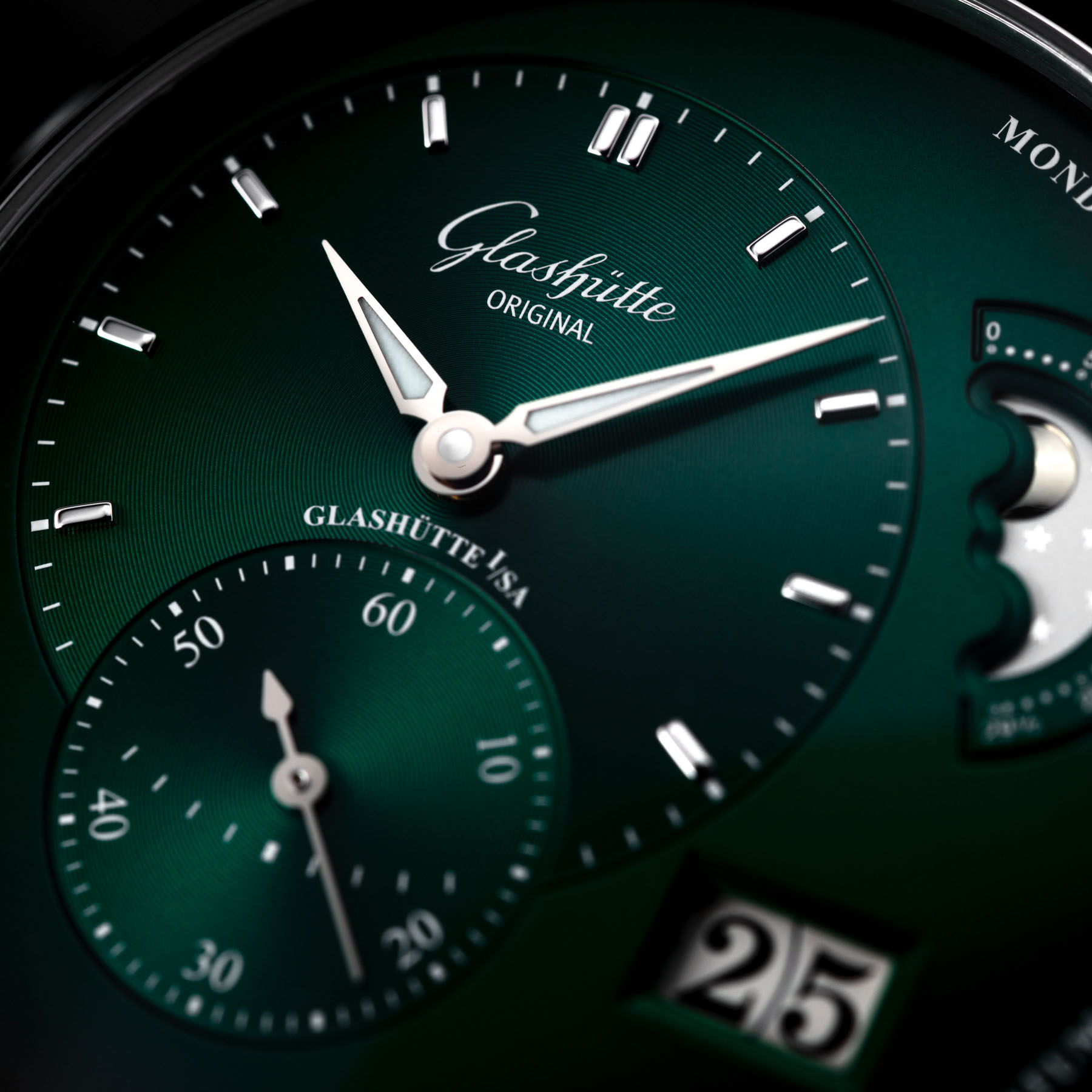 First Look: Glashütte Original PanoMaticLunar In Forest Green Watch Releases 