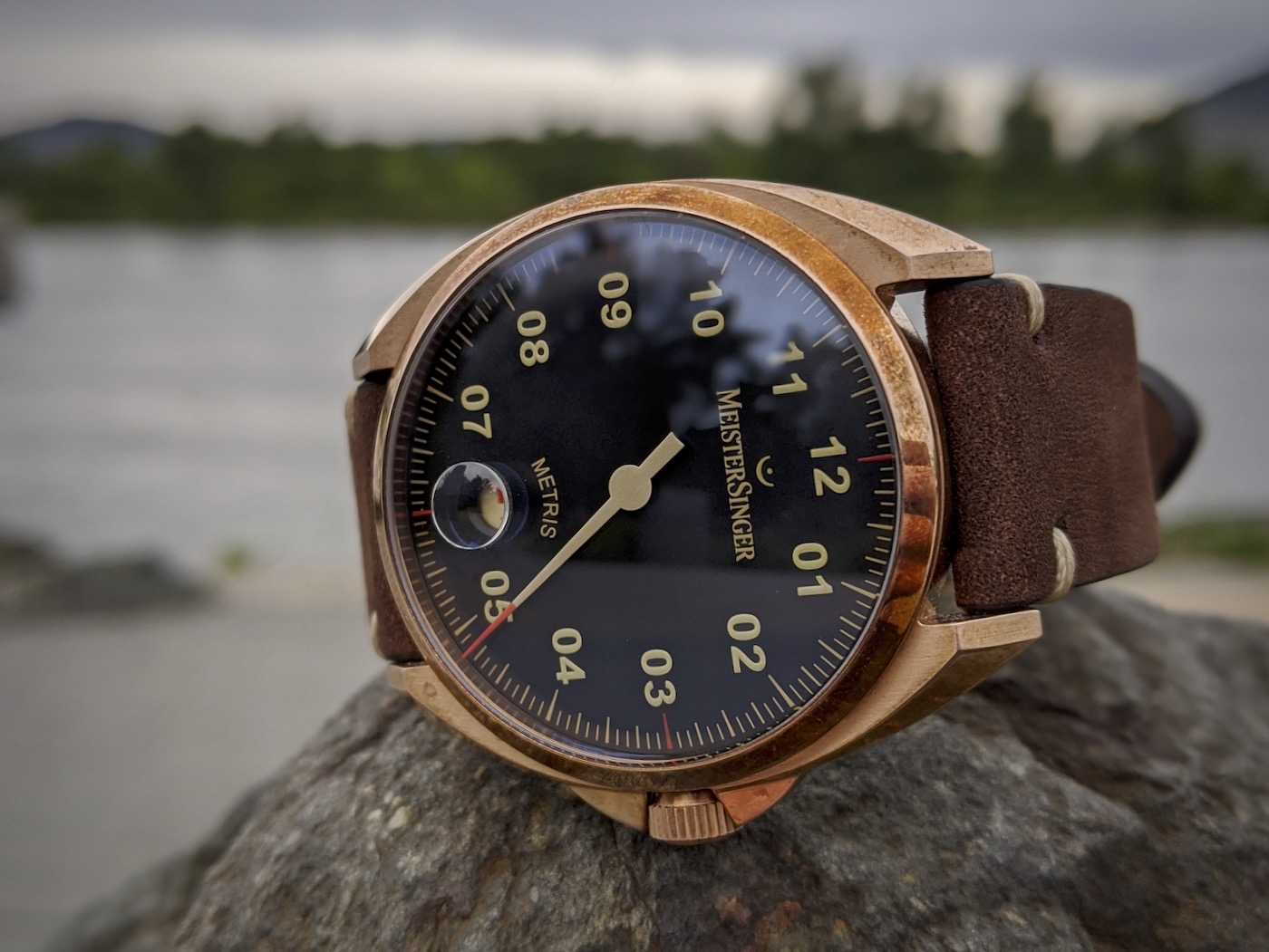 MeisterSinger Metris Bronze Watch Review Wrist Time Reviews 