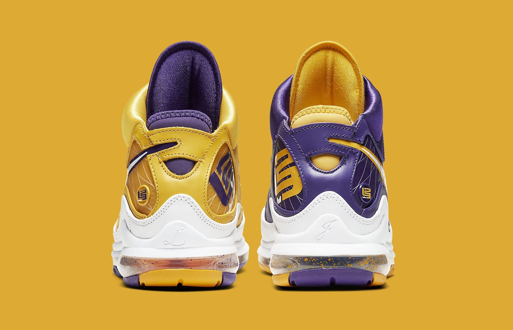 Nike LeBron 7 'Lakers' CW2300-500 Heel