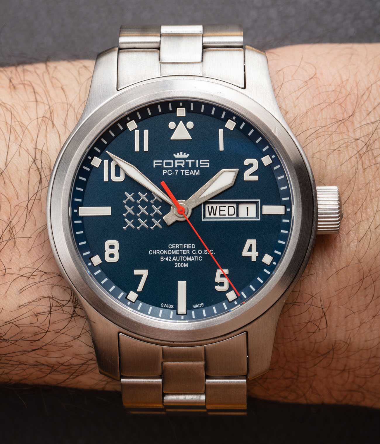 Hands-On: Fortis Aeromaster PC-7 Team Limited-Edition Day-Date & Chronograph Watches Hands-On 