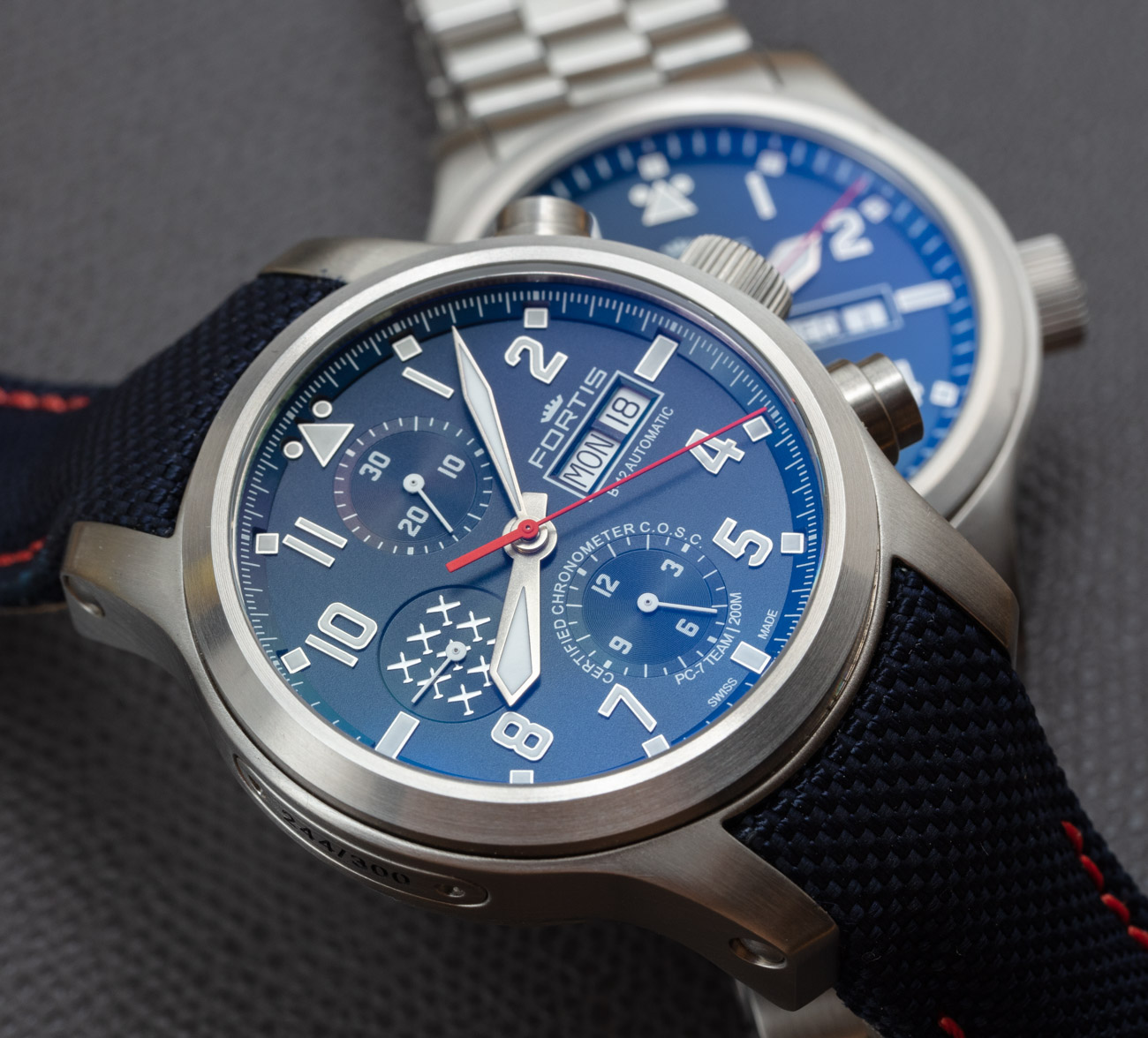 Hands-On: Fortis Aeromaster PC-7 Team Limited-Edition Day-Date & Chronograph Watches Hands-On 