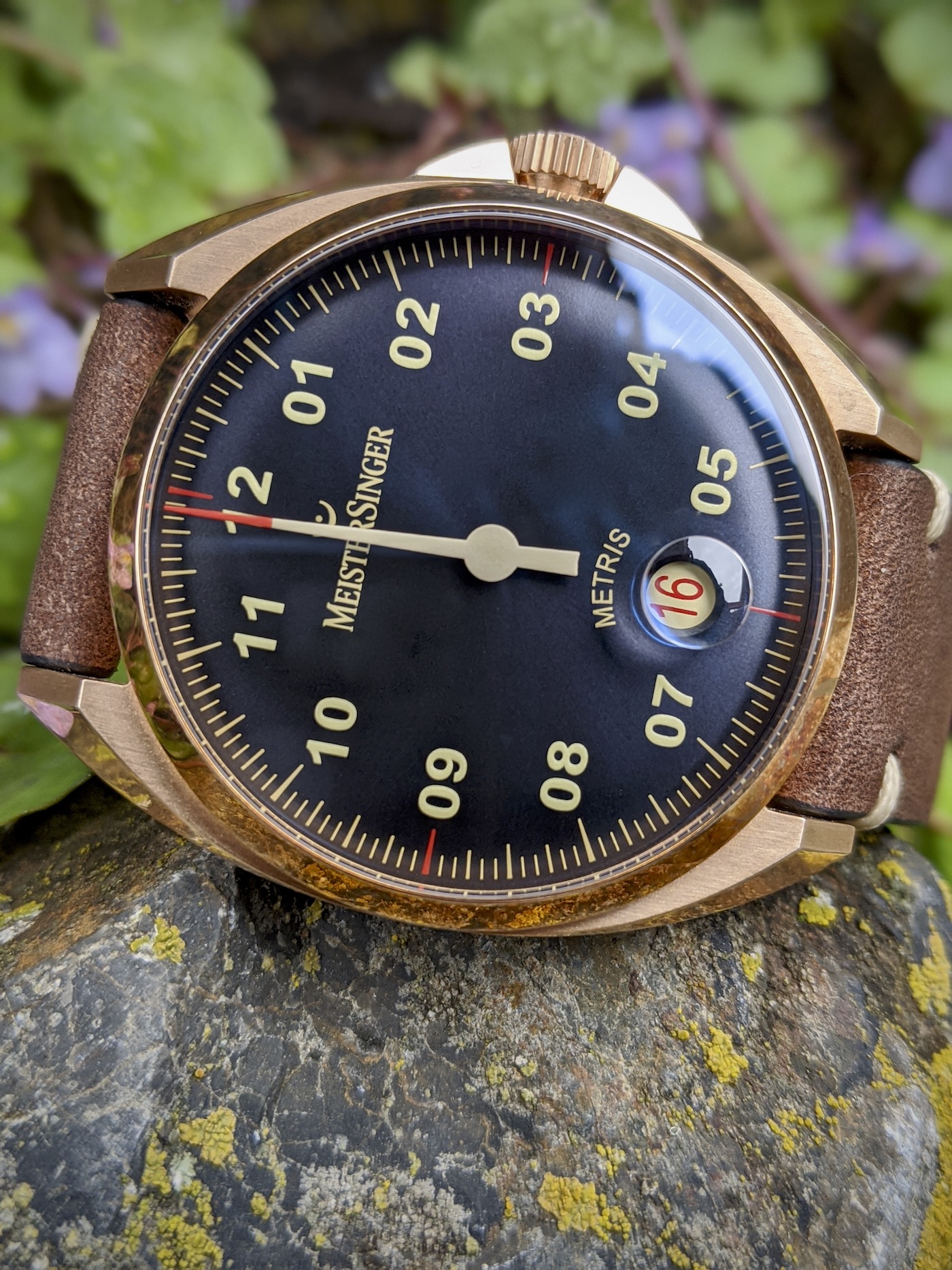 MeisterSinger Metris Bronze Watch Review Wrist Time Reviews 