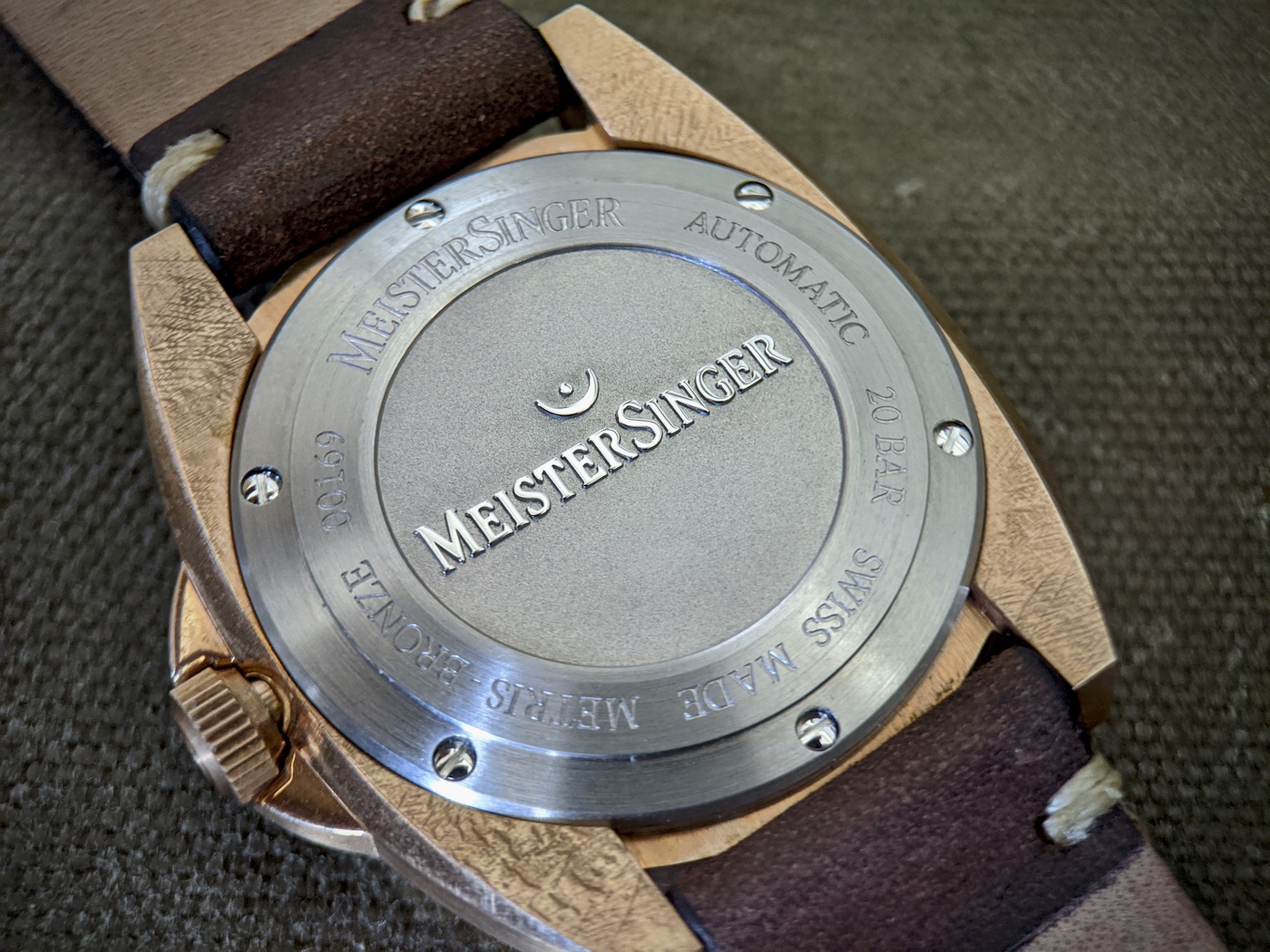 MeisterSinger Metris Bronze Watch Review Wrist Time Reviews 