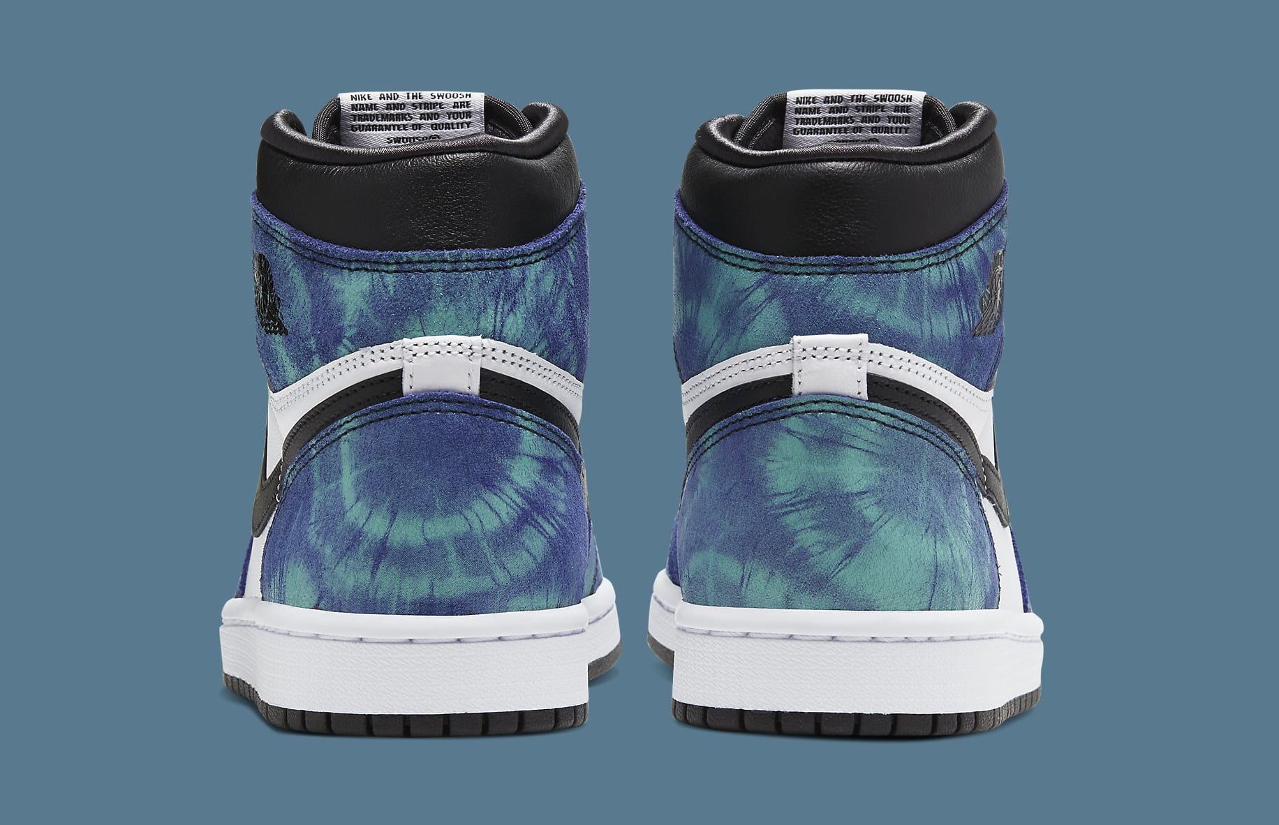 Air Jordan 1 Retro High OG Women's Tie-Dye CD0461-100 Heel