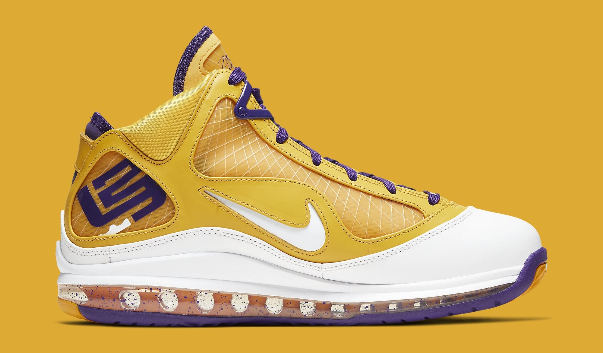 Nike LeBron 7 'Lakers' CW2300-500 Medial