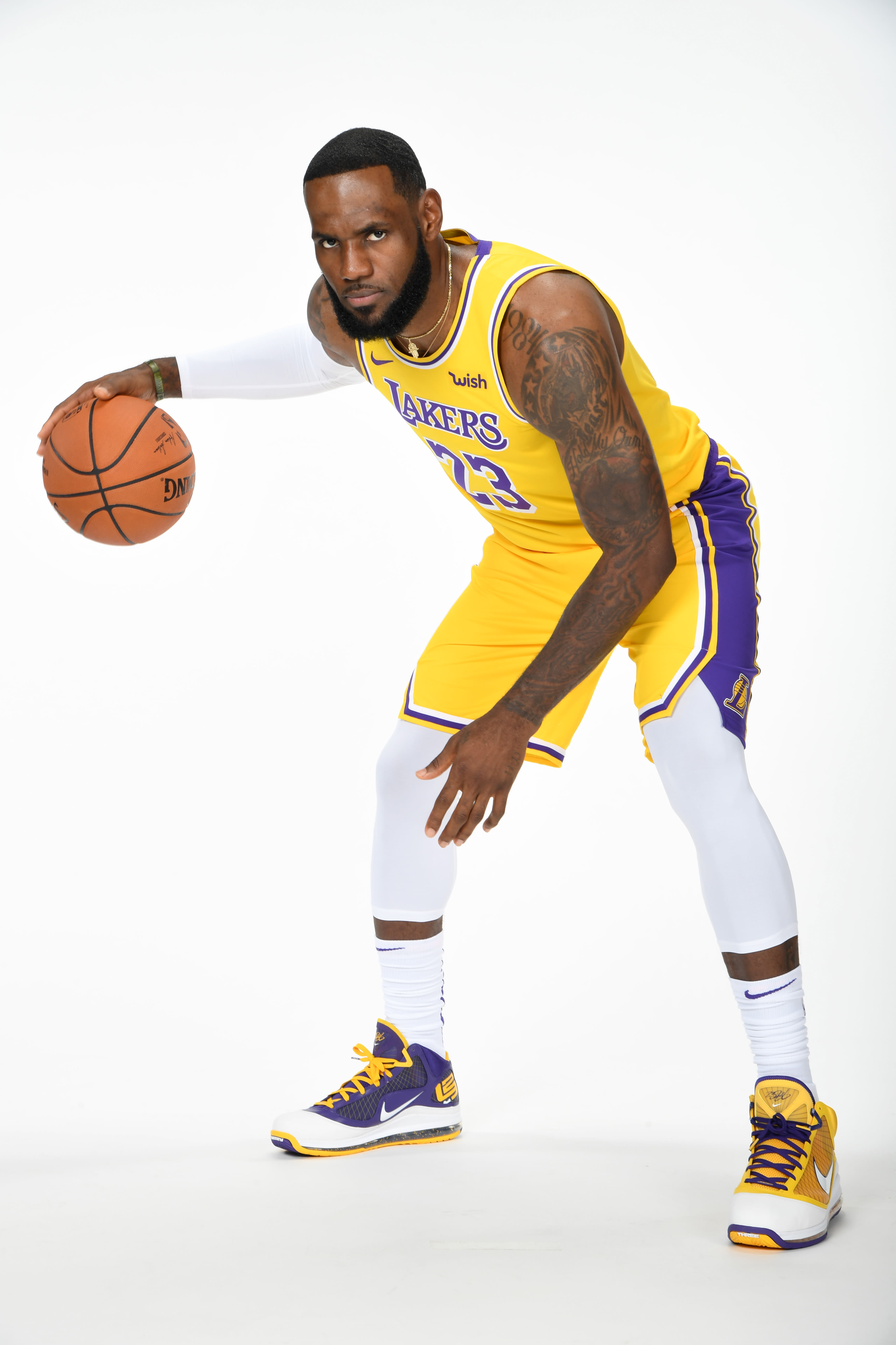 LeBron James Nike LeBron 7 Lakers