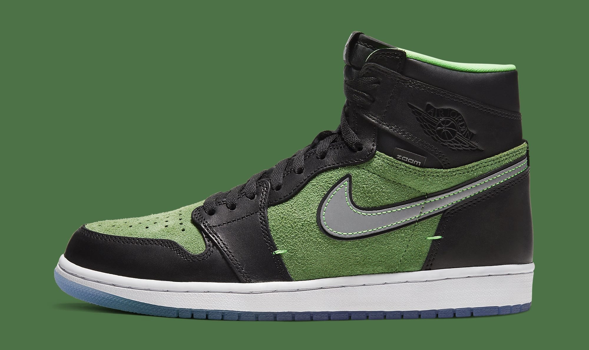 Air Jordan 1 High Zoom 'Rage Green' CK6637-002 Lateral