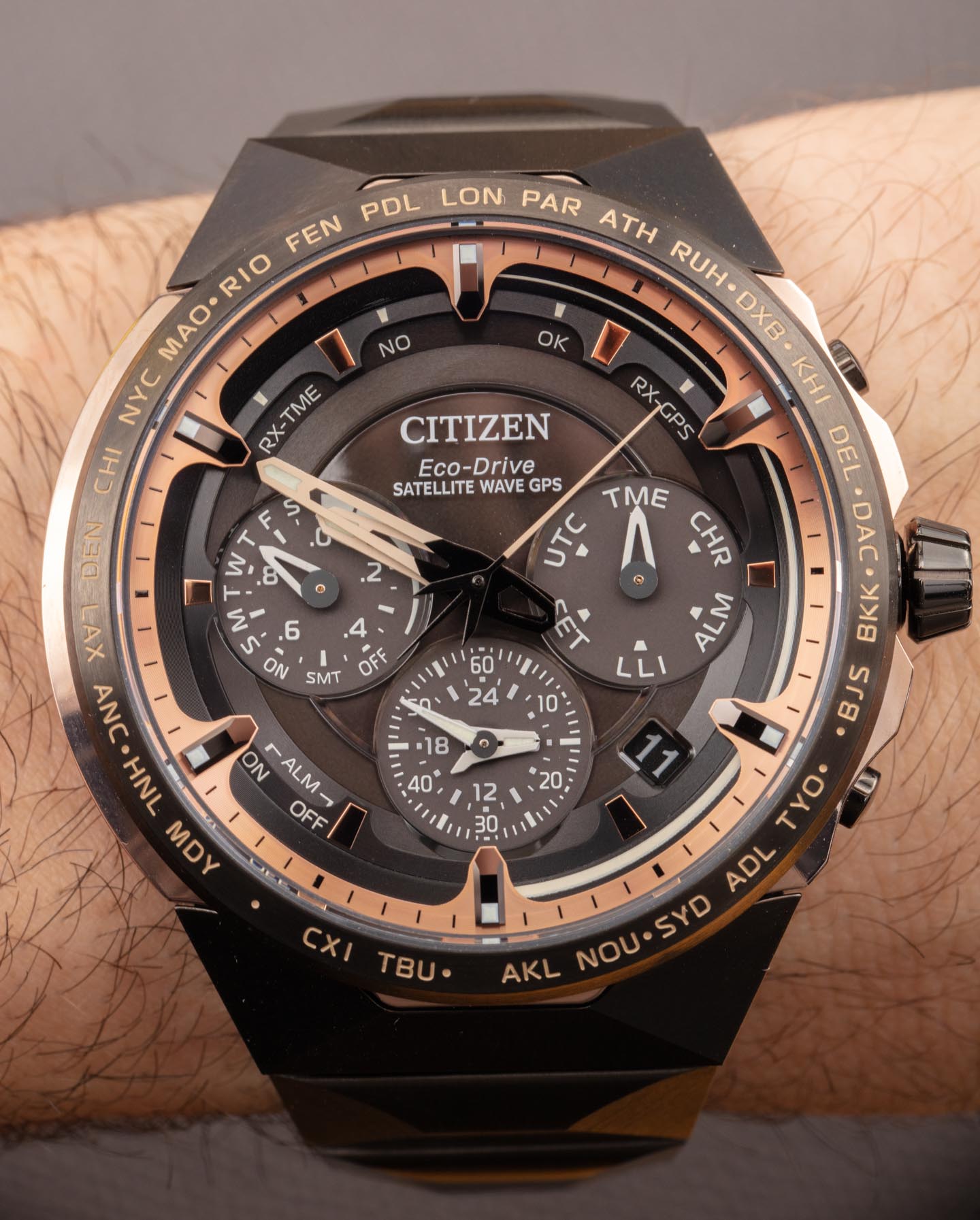 Hands-On: Citizen Titanium Technology 50th Anniversary Satellite Wave GPS F950 Watch Citizen Hands-On 