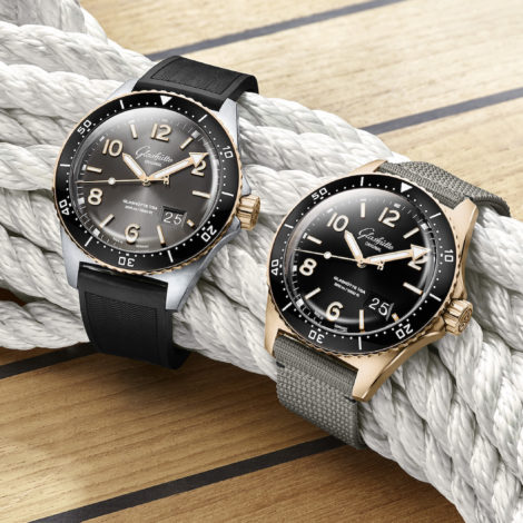 First Look: Glashütte Original SeaQ Panorama Date Goes For Gold With Two New References Watch Releases 