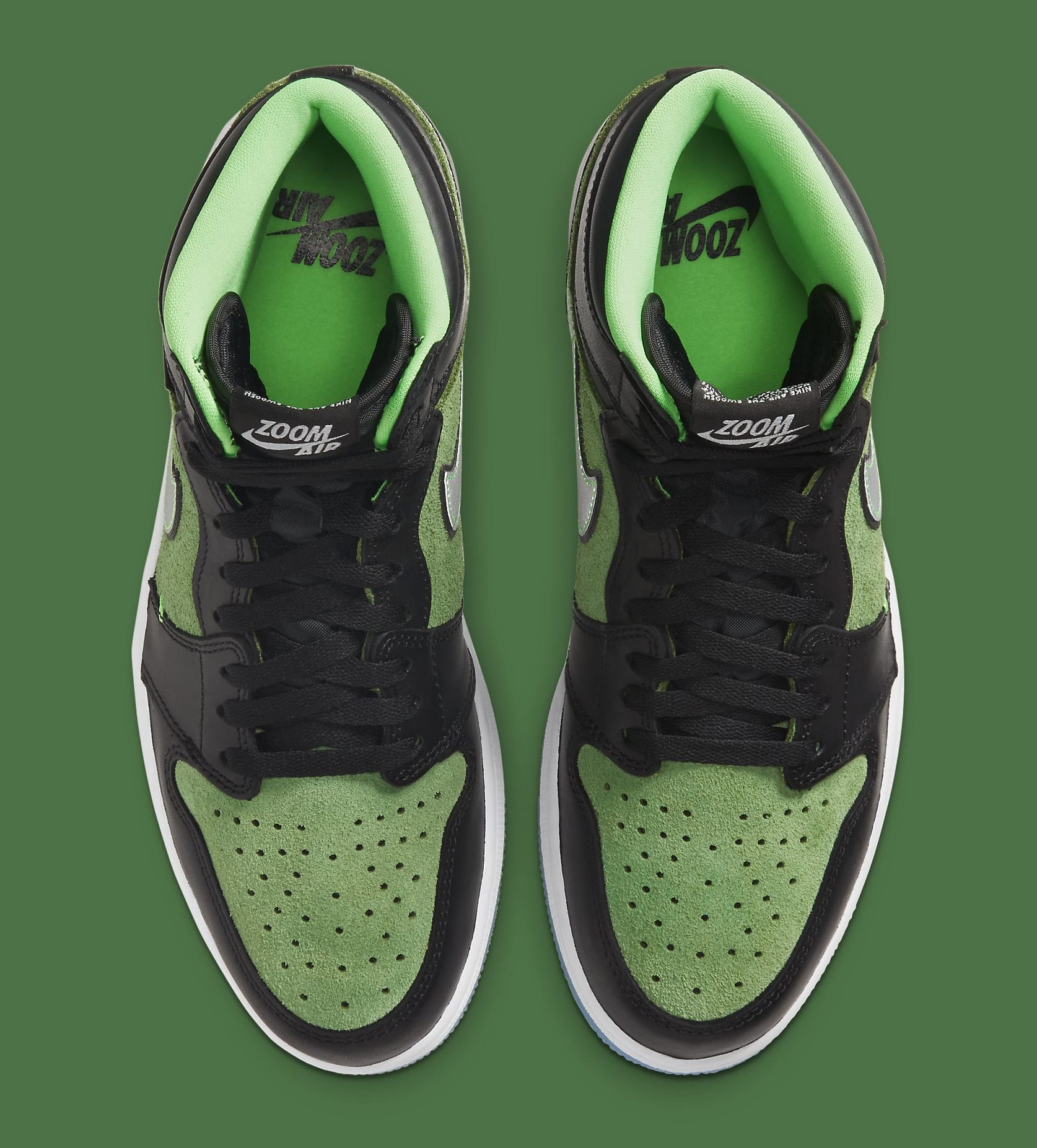 Air Jordan 1 High Zoom 'Rage Green' CK6637-002 Top