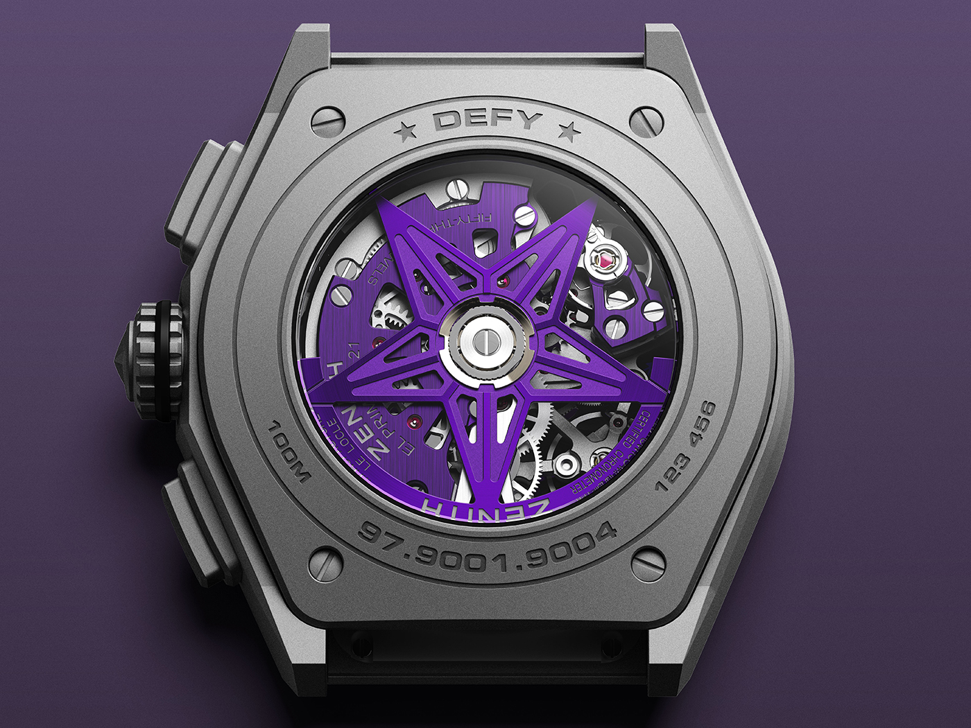 Zenith Debuts The Defy 21 Ultraviolet Chronograph Watch Releases 