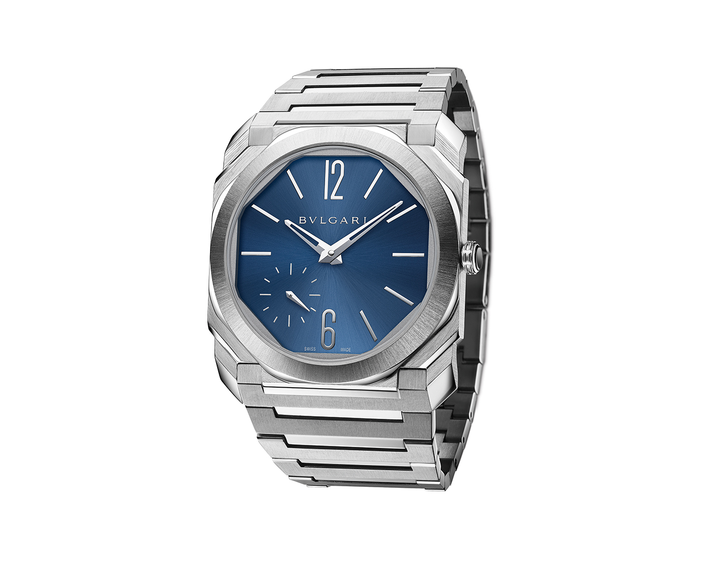 Bulgari Adds A Blue Dial To The Octo Finissimo Automatic Steel Watch Releases 