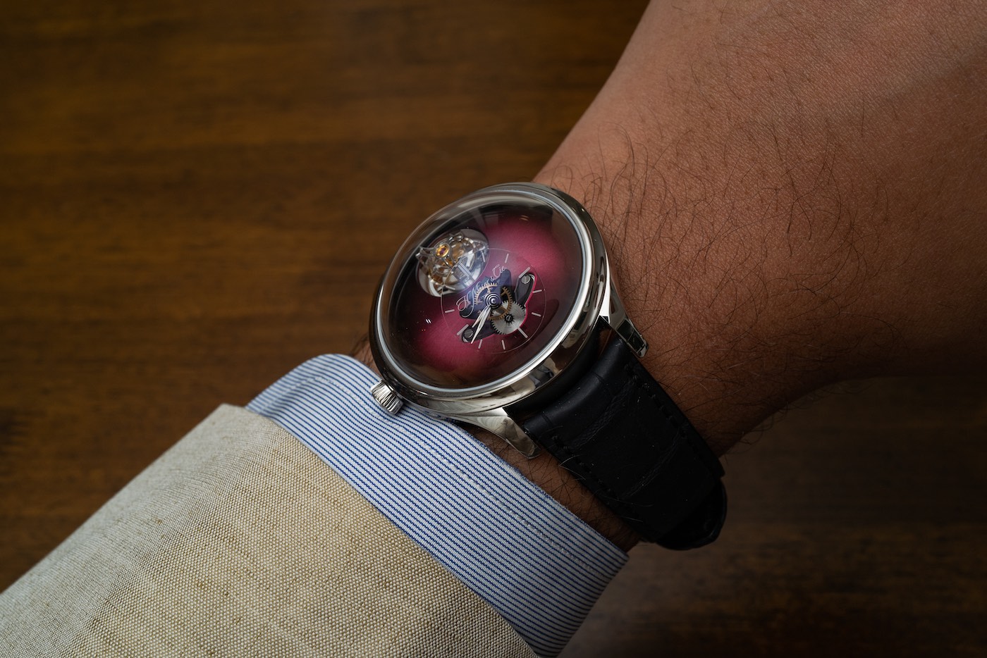 Hands-On Debut: H. Moser & Cie X MB&F Collaborate On Two Remarkable Steel Watches Hands-On 