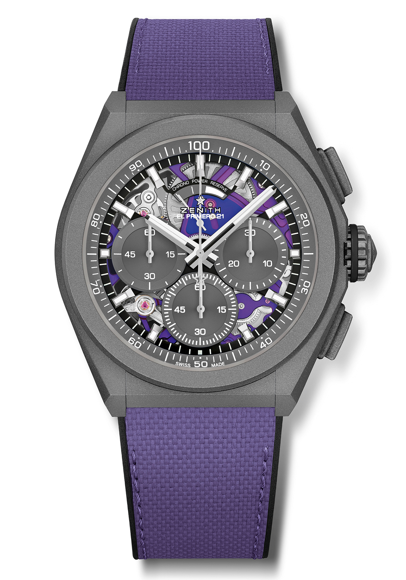 Zenith Debuts The Defy 21 Ultraviolet Chronograph Watch Releases 