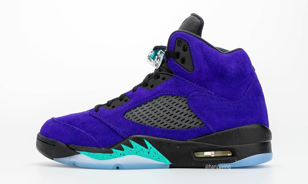 Air Jordan 5 Retro 'Alternate Grape' 136027-500 Lateral