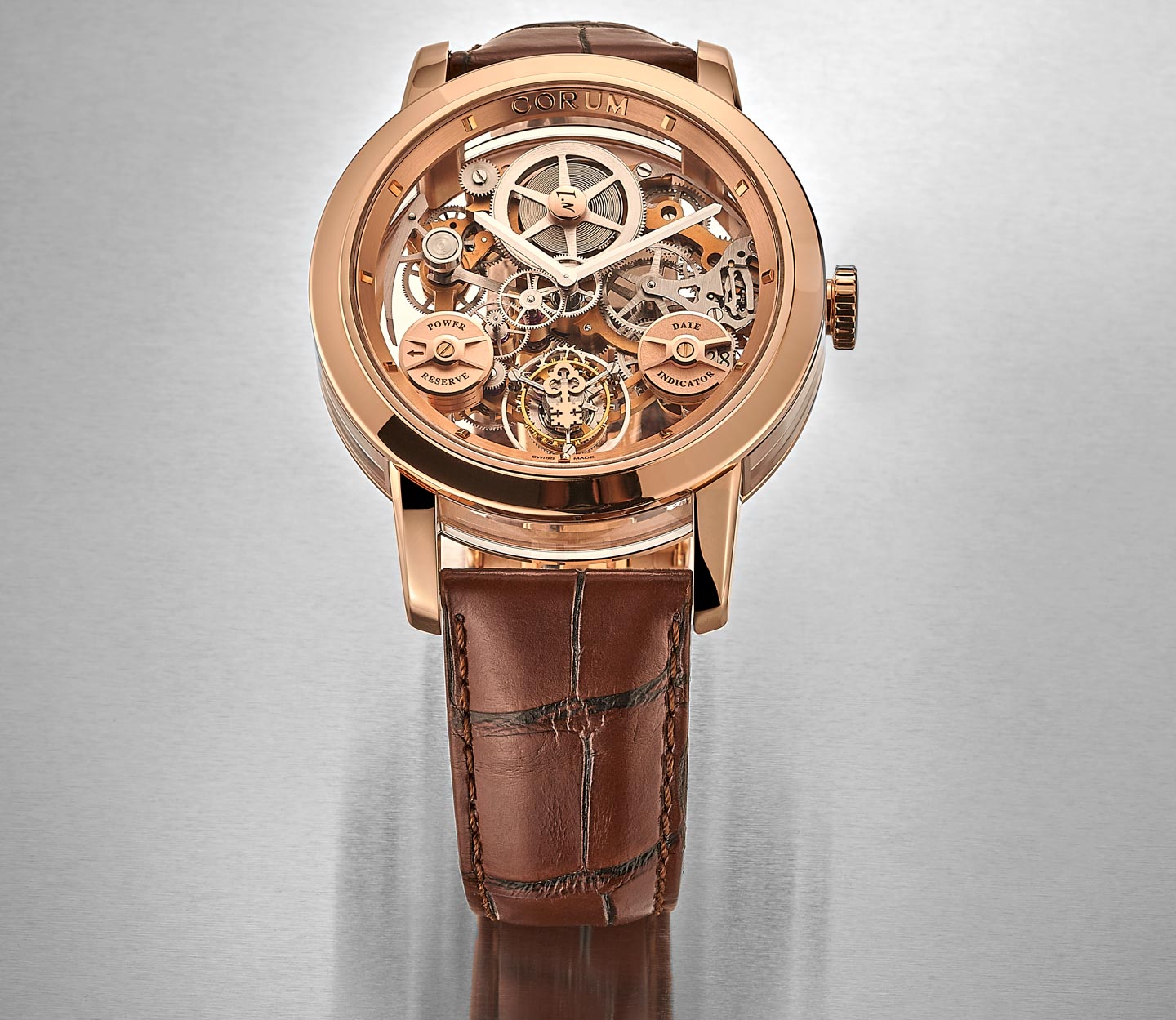 Limited Edition Corum LAB02 Skeleton Watch Comes With Flying Gear Train Watch Releases 