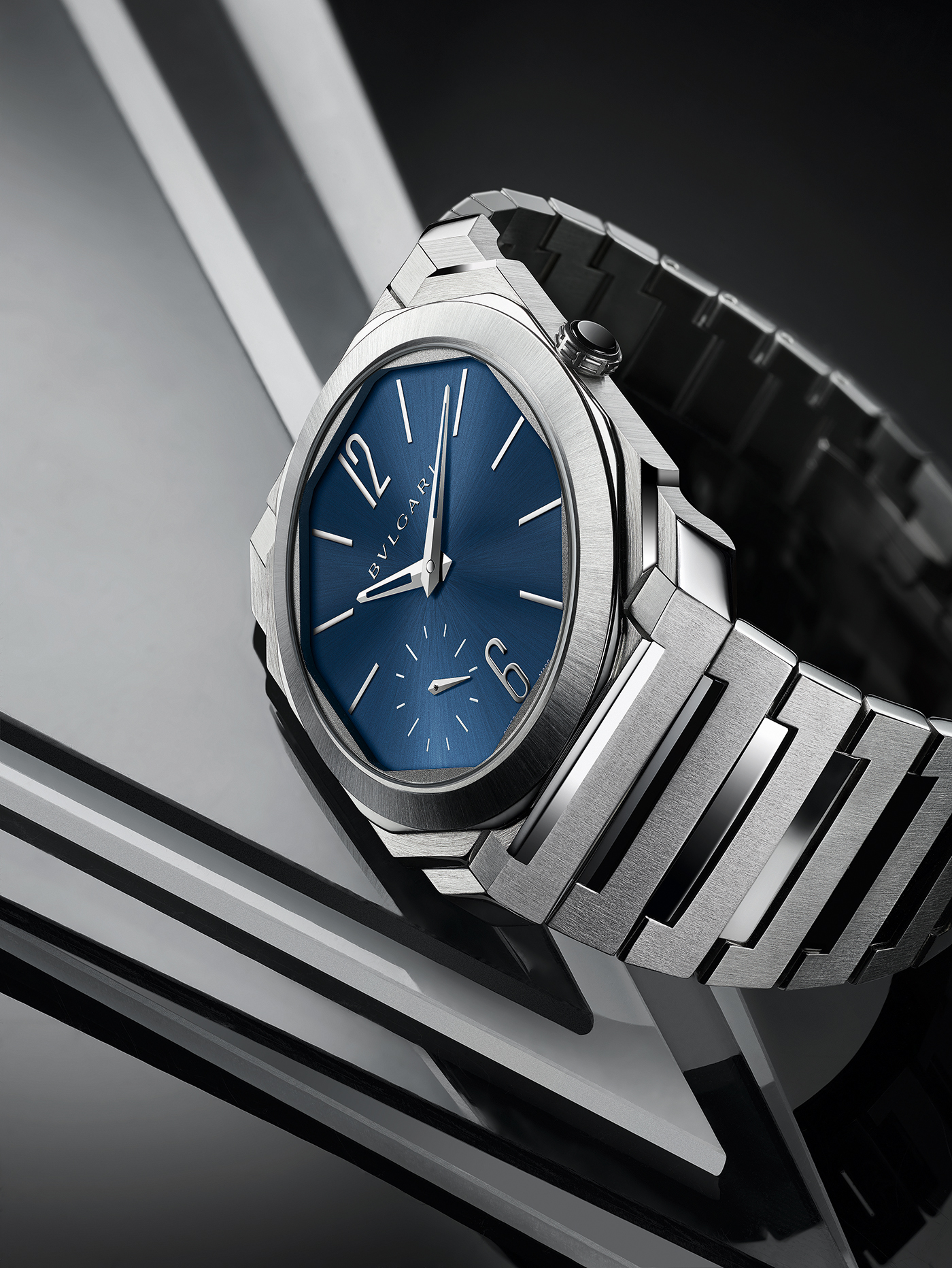 Bulgari Adds A Blue Dial To The Octo Finissimo Automatic Steel Watch Releases 