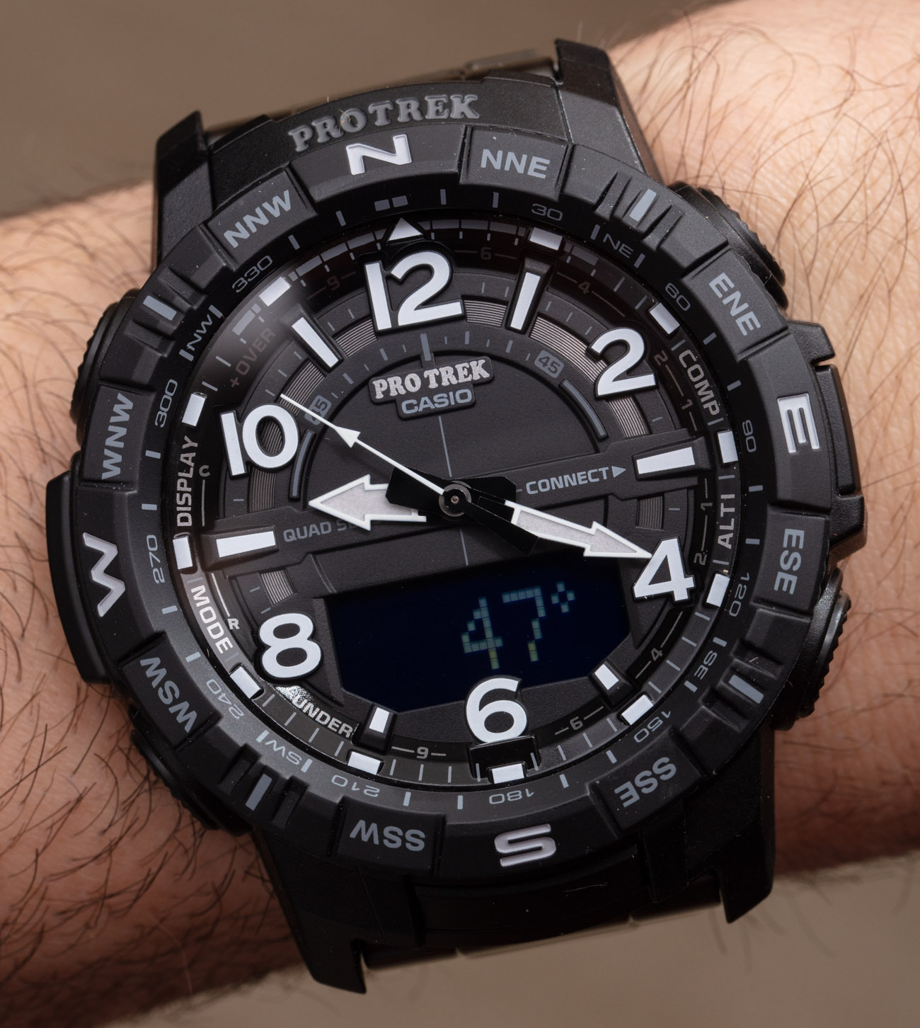 Watch Review: Casio Pro Trek PRT-B50 Black Titanium Casio Wrist Time Reviews 