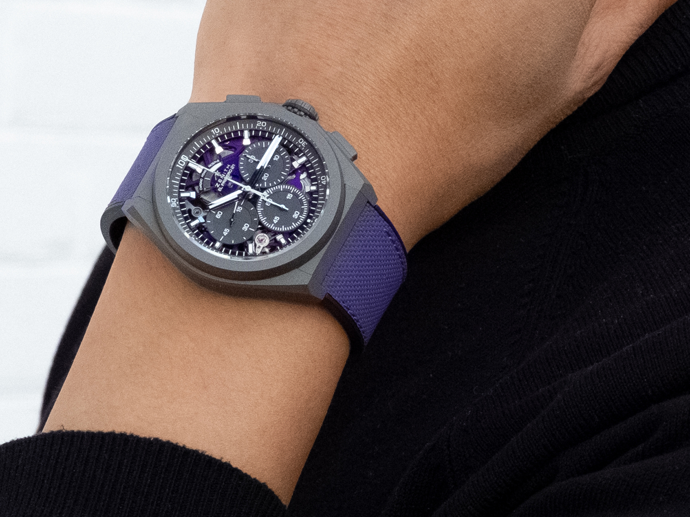 Zenith Debuts The Defy 21 Ultraviolet Chronograph Watch Releases 