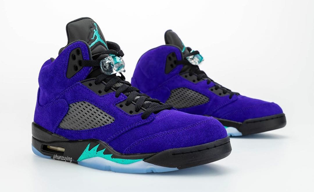 Air Jordan 5 Retro 'Alternate Grape' 136027-500 Toe