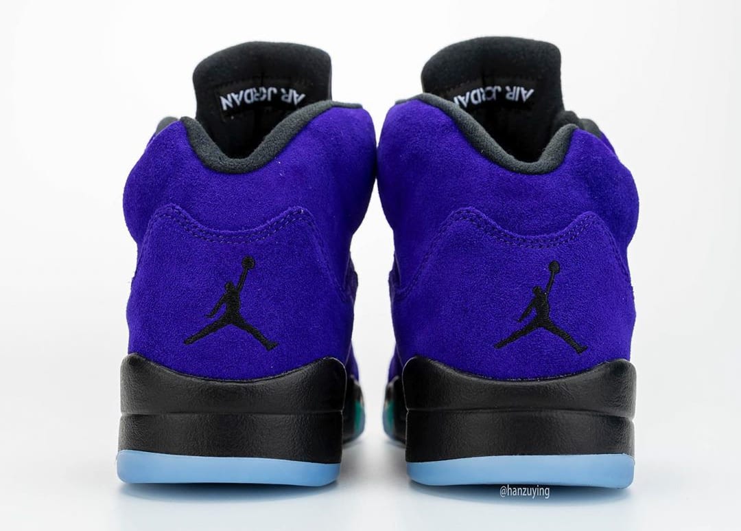 Air Jordan 5 Retro 'Alternate Grape' 136027-500 Heel