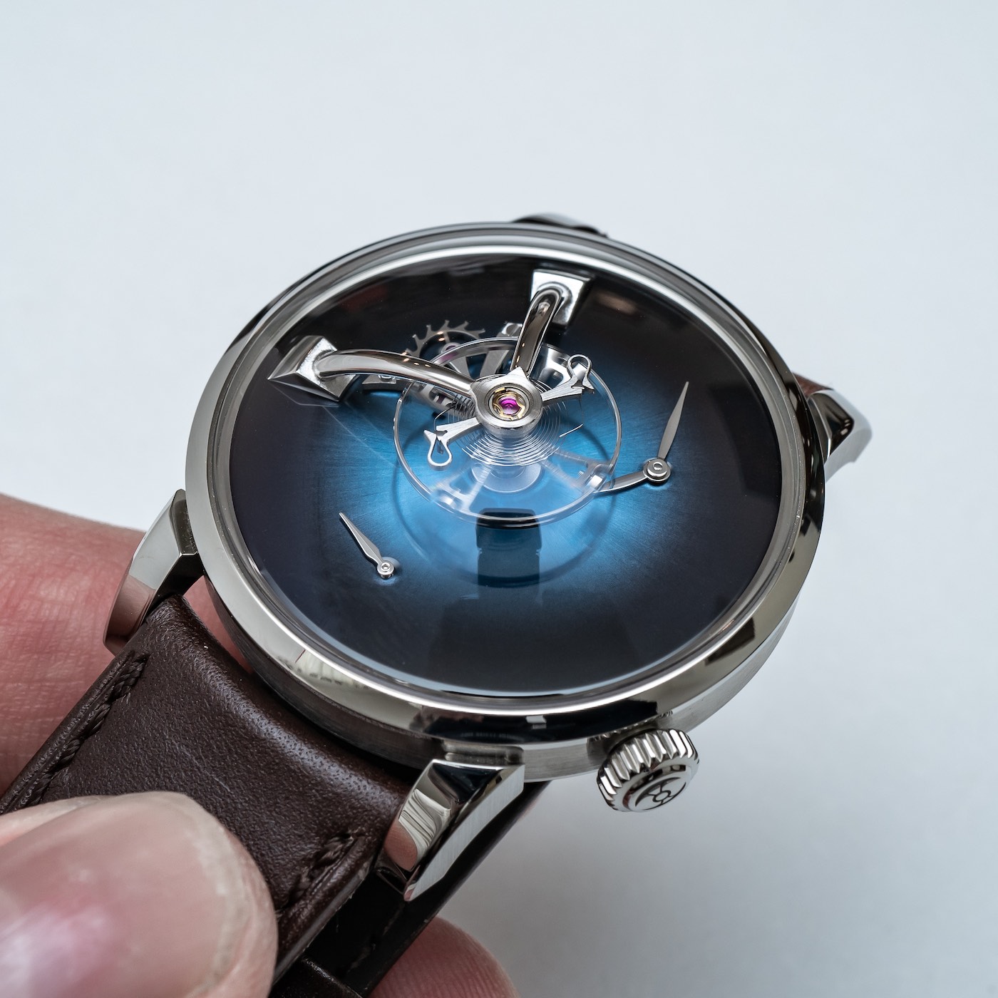 Hands-On Debut: H. Moser & Cie X MB&F Collaborate On Two Remarkable Steel Watches Hands-On 