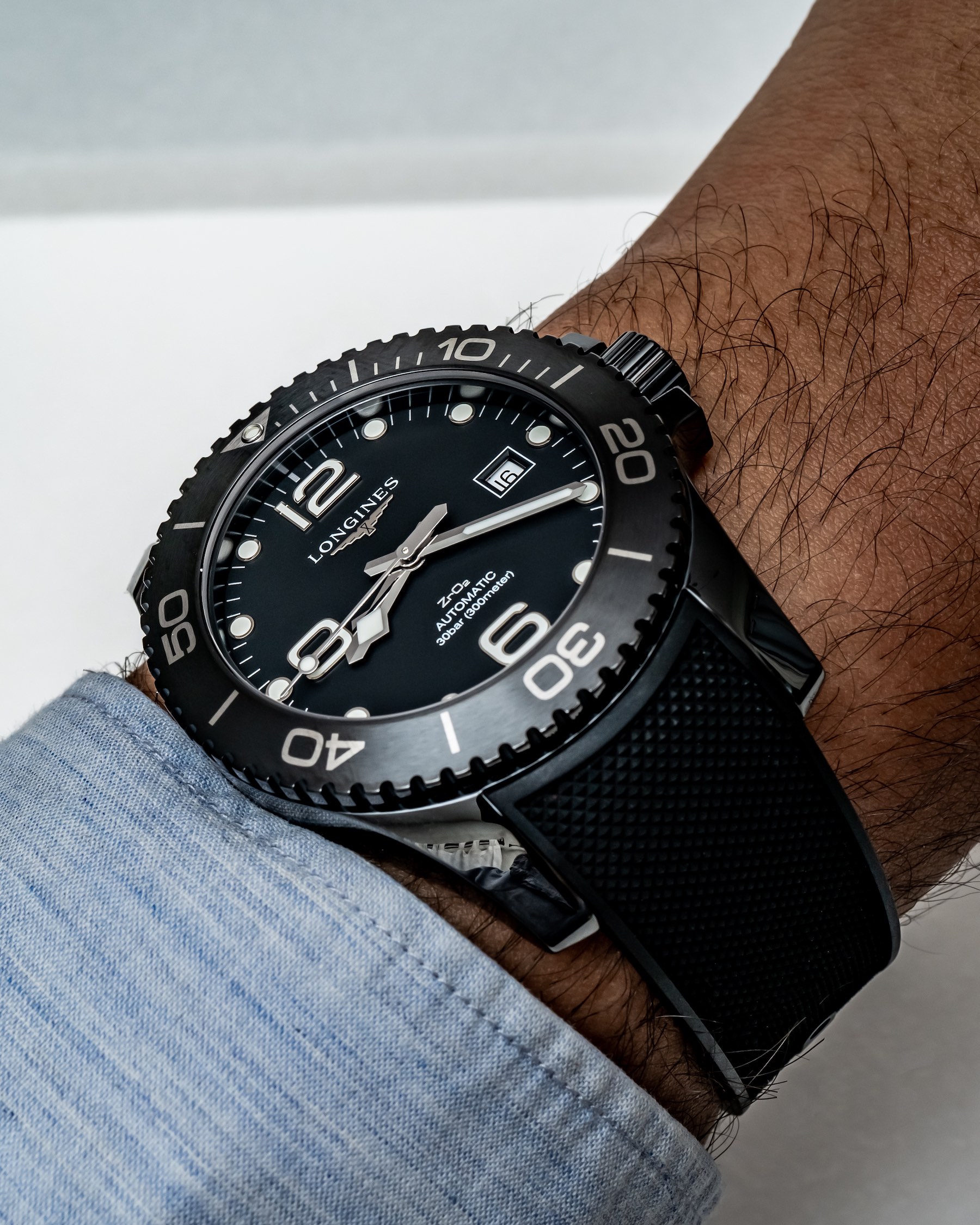 Hands-On: Longines HydroConquest All-Black Ceramic Watch Hands-On 