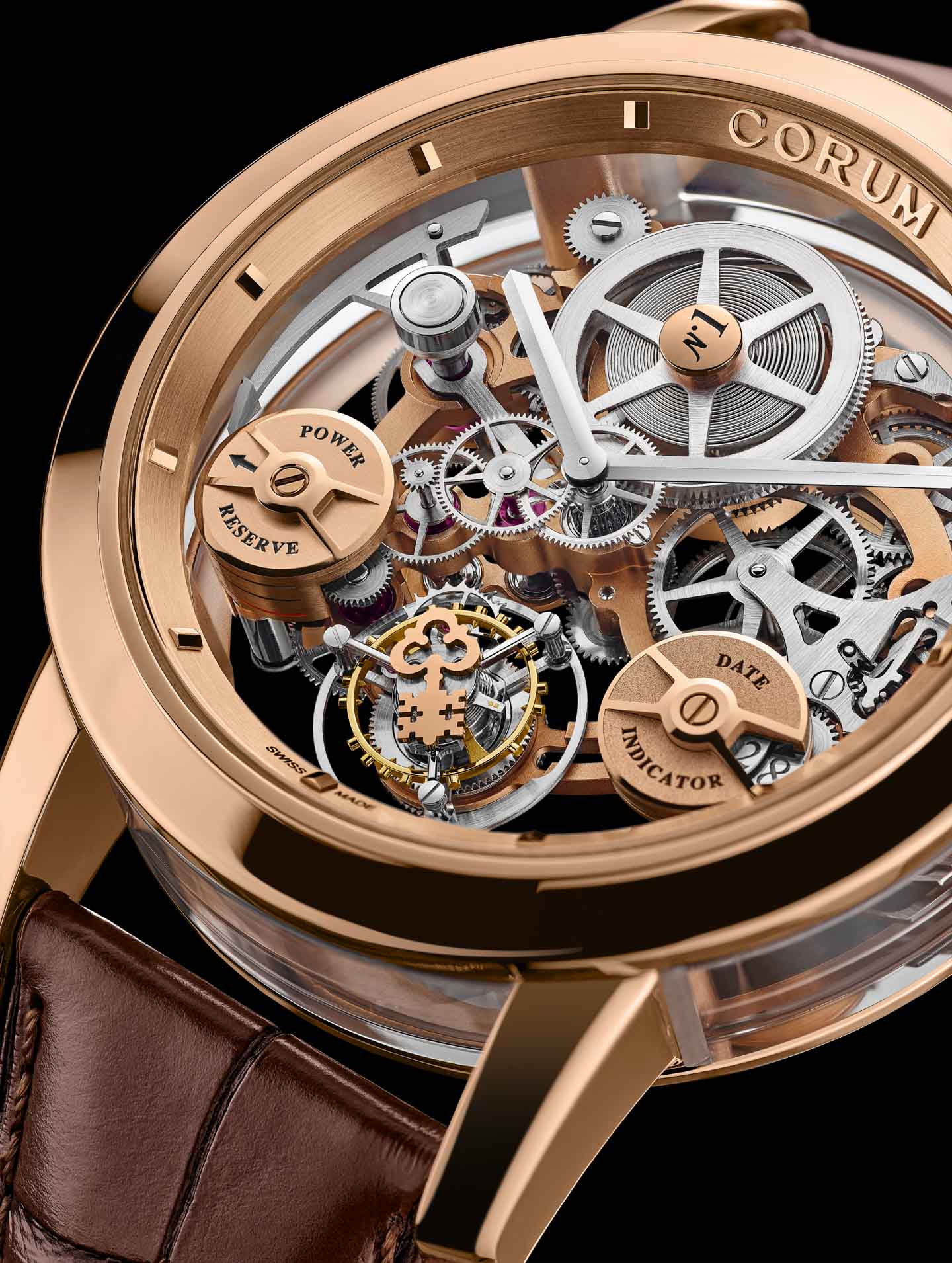 Limited Edition Corum LAB02 Skeleton Watch Comes With Flying Gear Train Watch Releases 